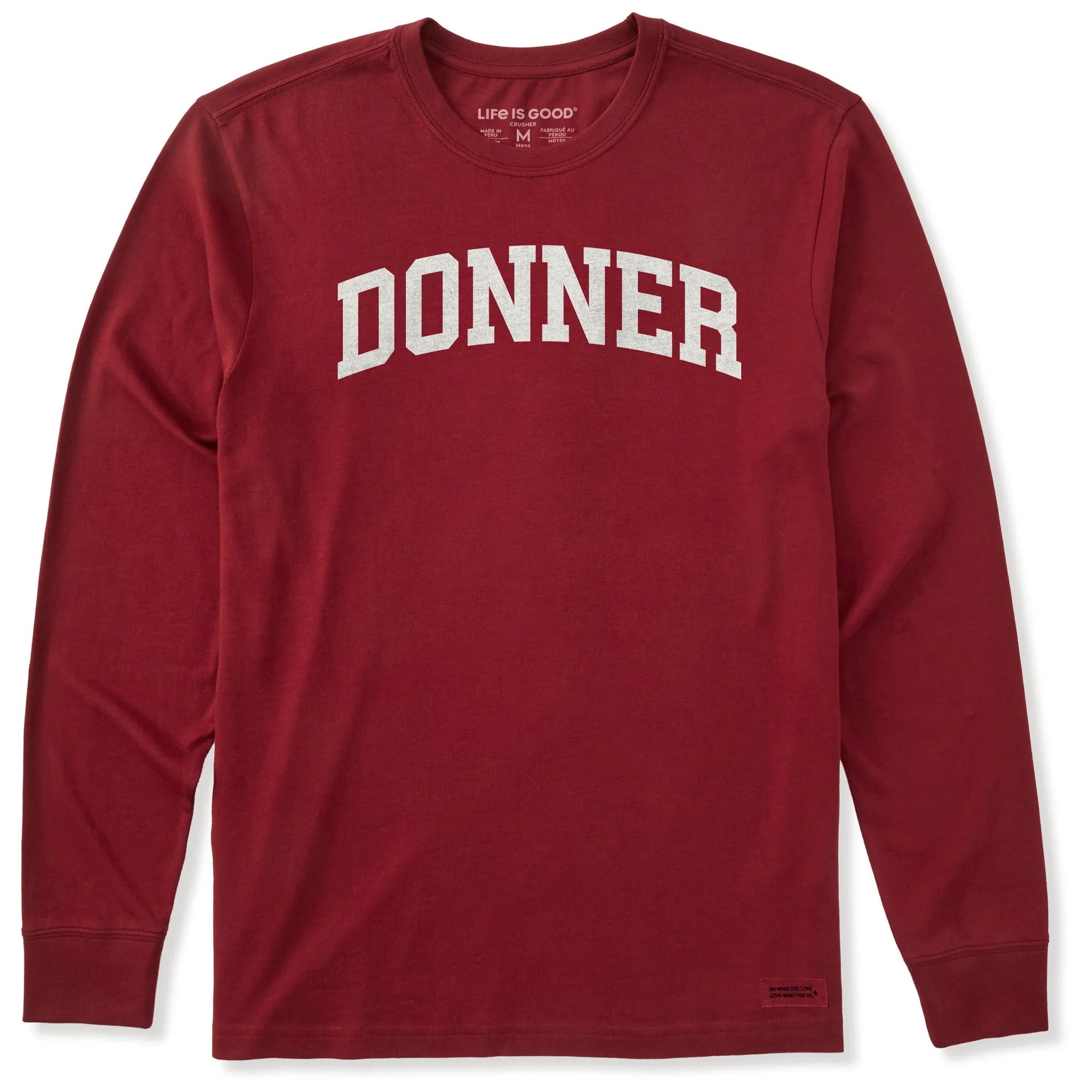 Men's Donner Arch Long Sleeve Crusher Tee sold by Life is Good