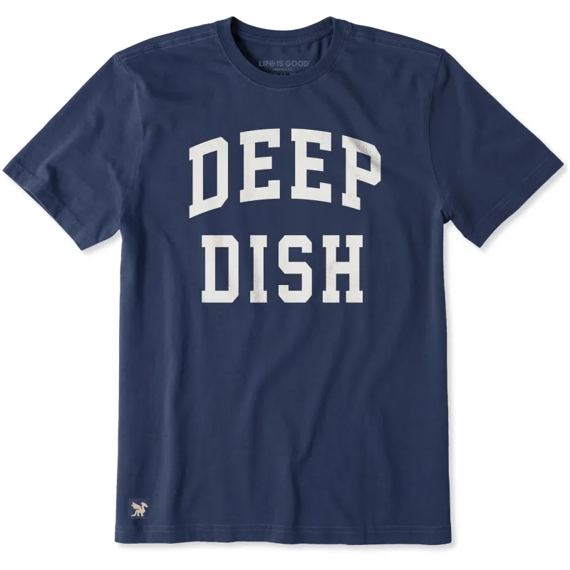 Men's Deep Dish Arch Short Sleeve Crusher Tee sold by Life is Good