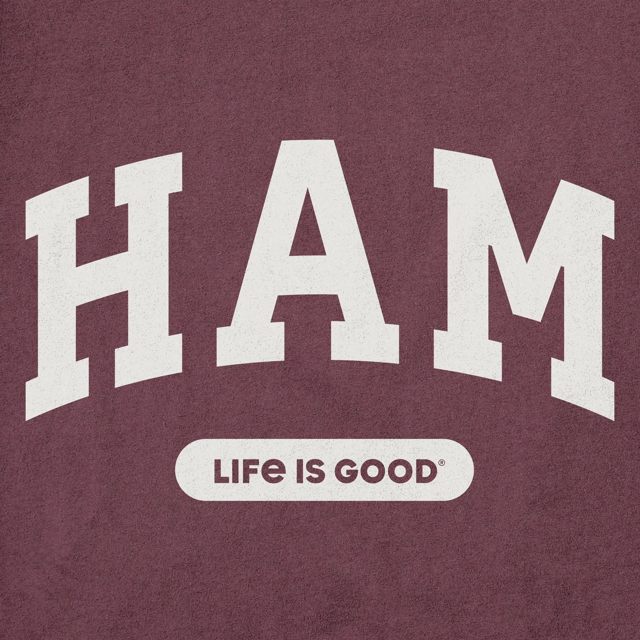 Women's Ham Arch Long Sleeve Crusher Tee sold by Life is Good product image thumbnail 2
