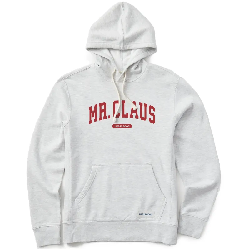 Men's Mr. Claus Arch Simply True Fleece Hoodie sold by Life is Good