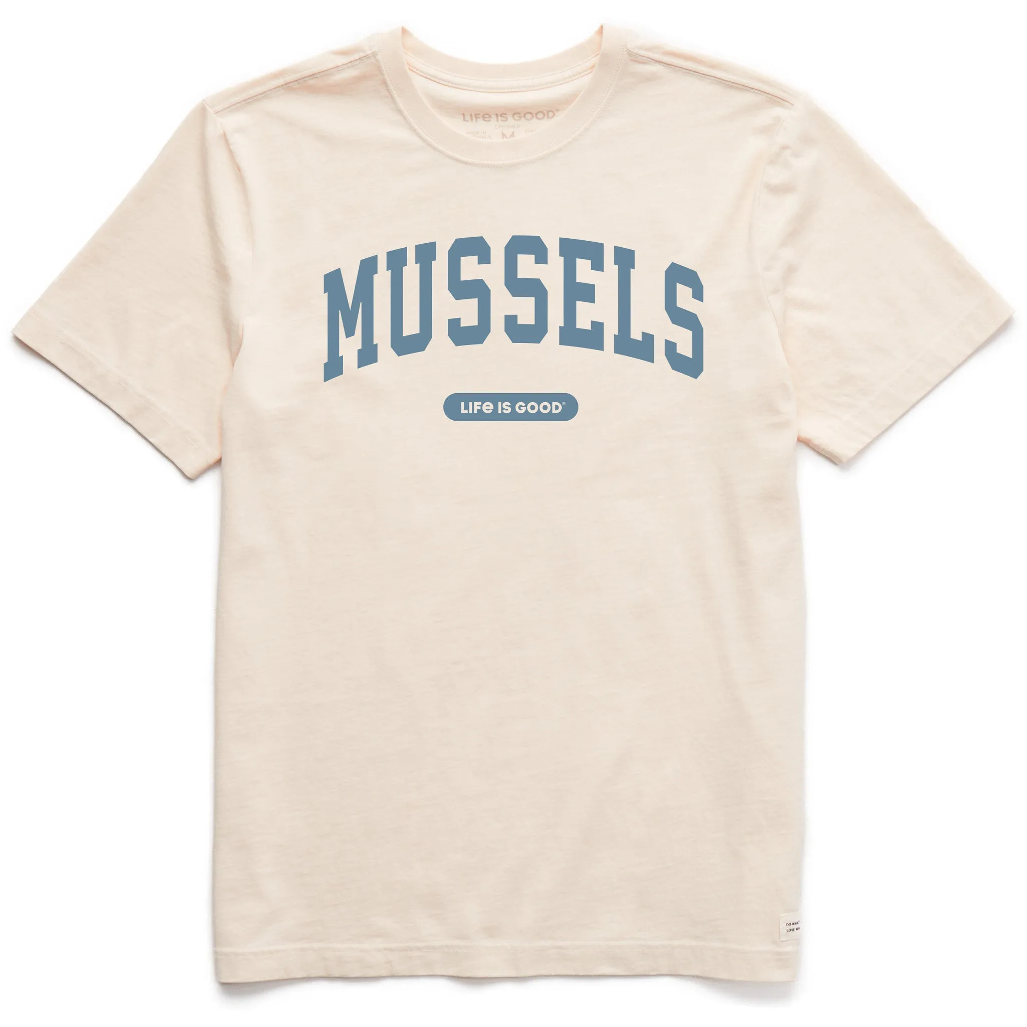 Men's Mussels Arch Short Sleeve Crusher Tee sold by Life is Good