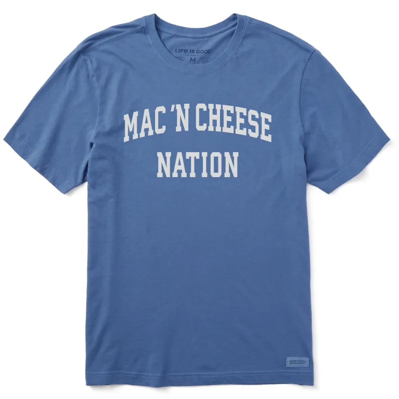 Men's Mac 'n Cheese Arch Short Sleeve Crusher Tee sold by Life is Good