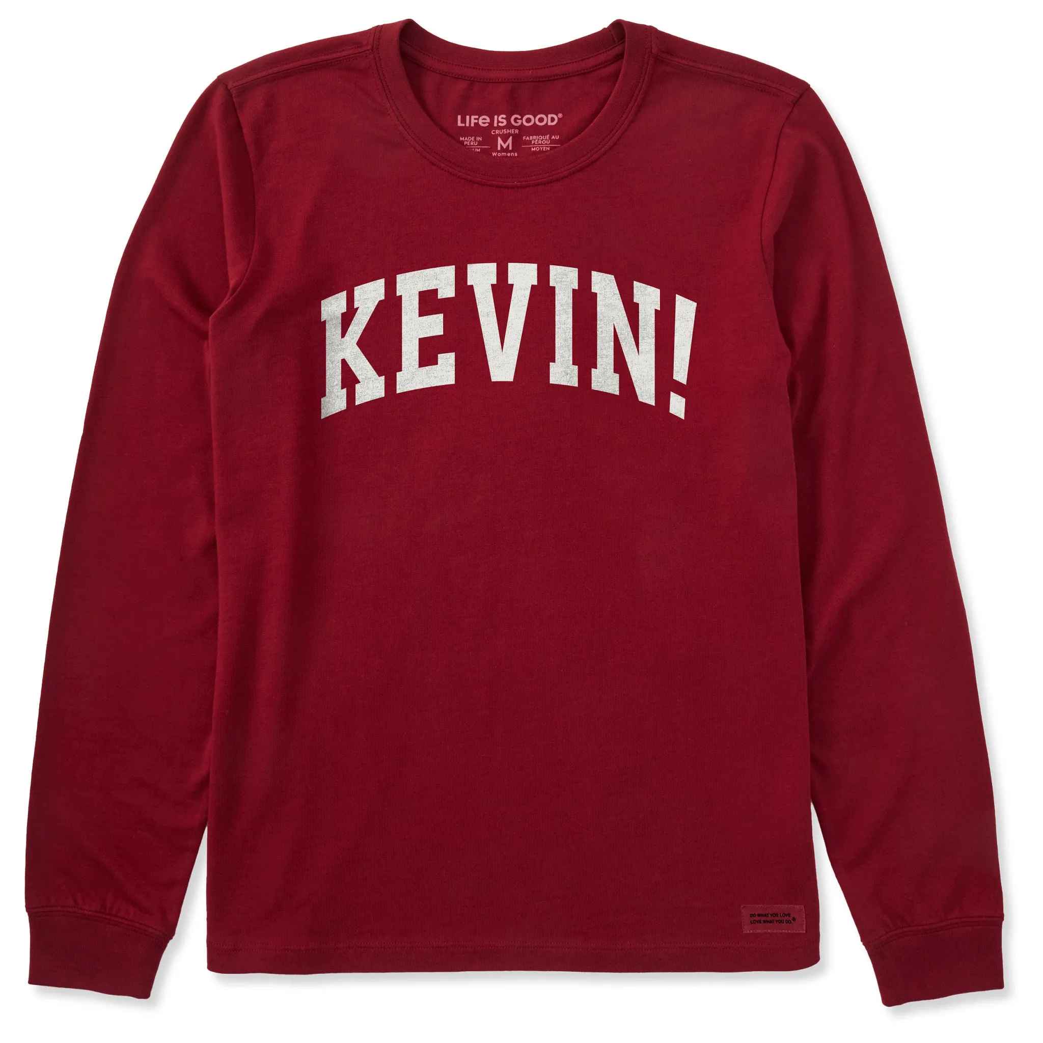 Women's Kevin Arch Long Sleeve Crusher Tee sold by Life is Good