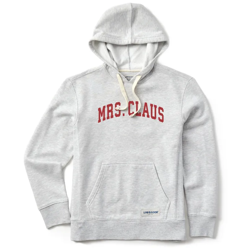 Women's Mrs. Claus Arch Simply True Fleece Hoodie sold by Life is Good
