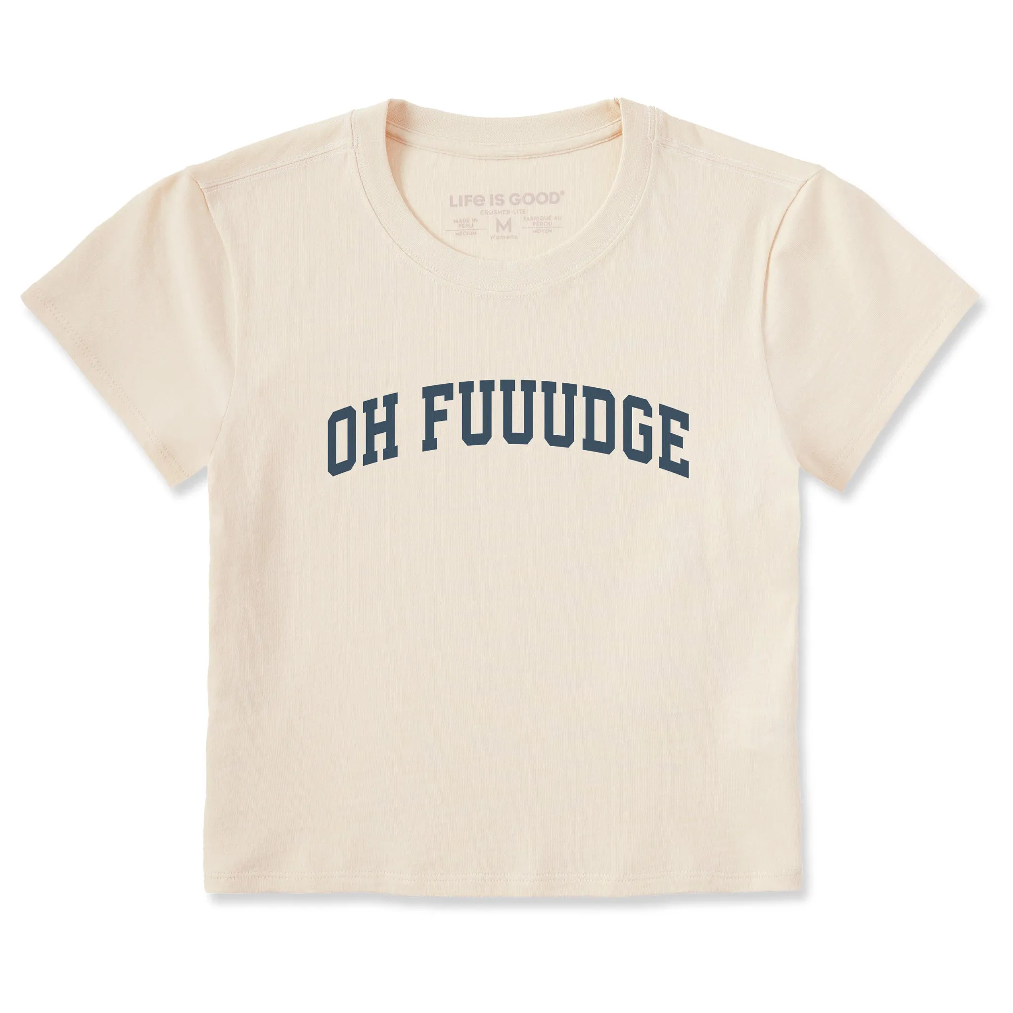 Women's Oh Fuuudge Arch Crusher-LITE Shrunken Tee sold by Life is Good