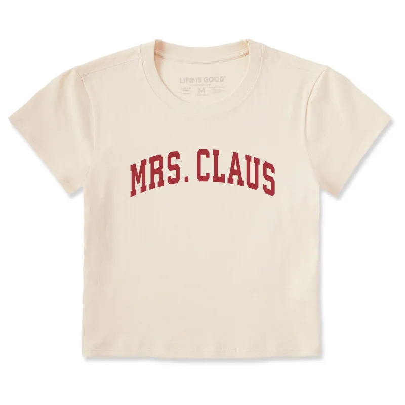 Women's Mrs. Claus Arch Crusher-LITE Shrunken Tee sold by Life is Good