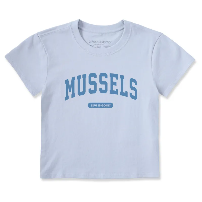 Women's Mussels Arch Crusher-LITE Shrunken Tee sold by Life is Good