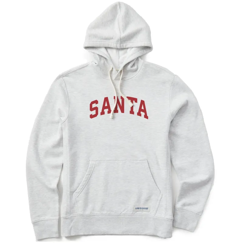 Men's Santa Arch Simply True Fleece Hoodie sold by Life is Good