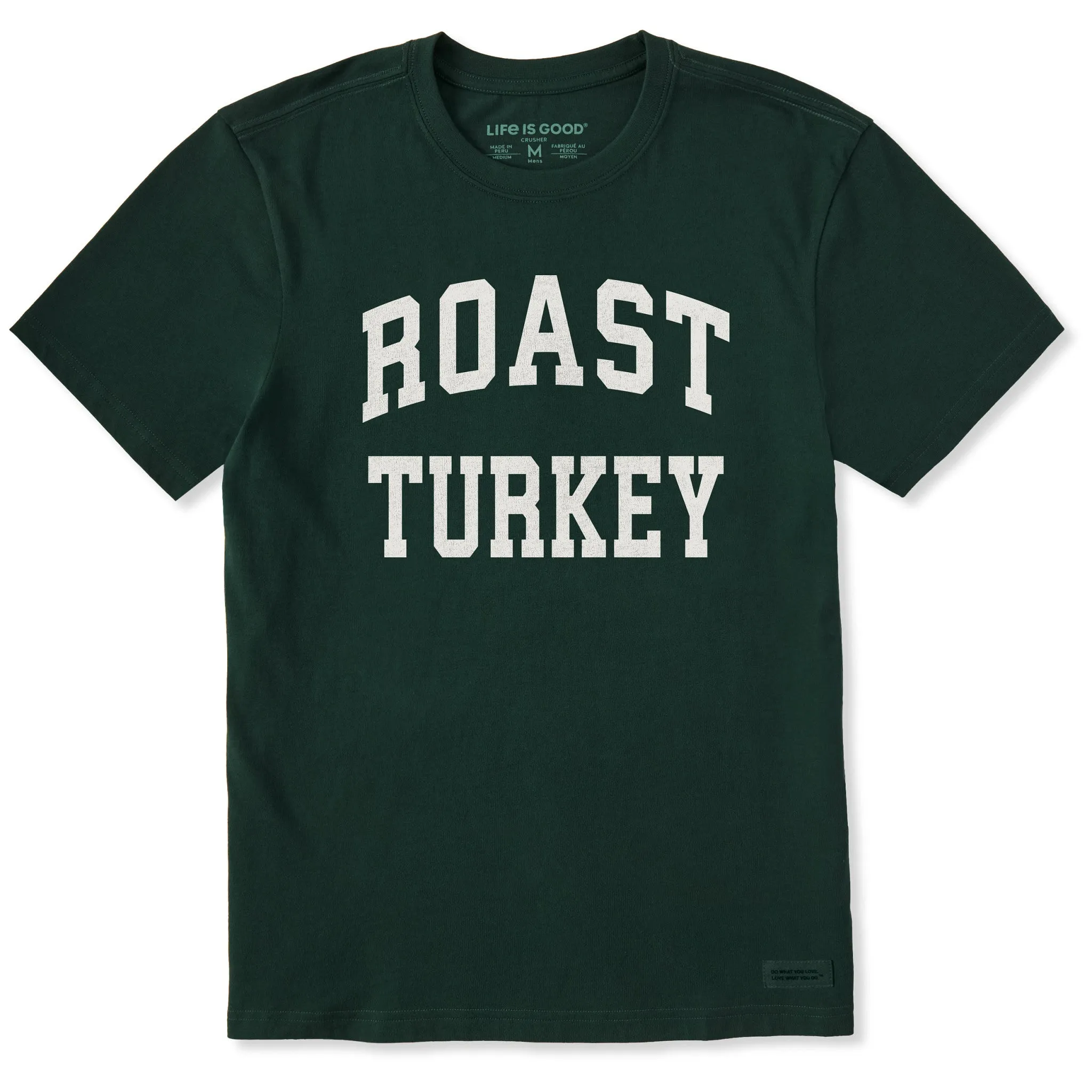 Men's Roast Turkey Arch Short Sleeve Crusher Tee sold by Life is Good