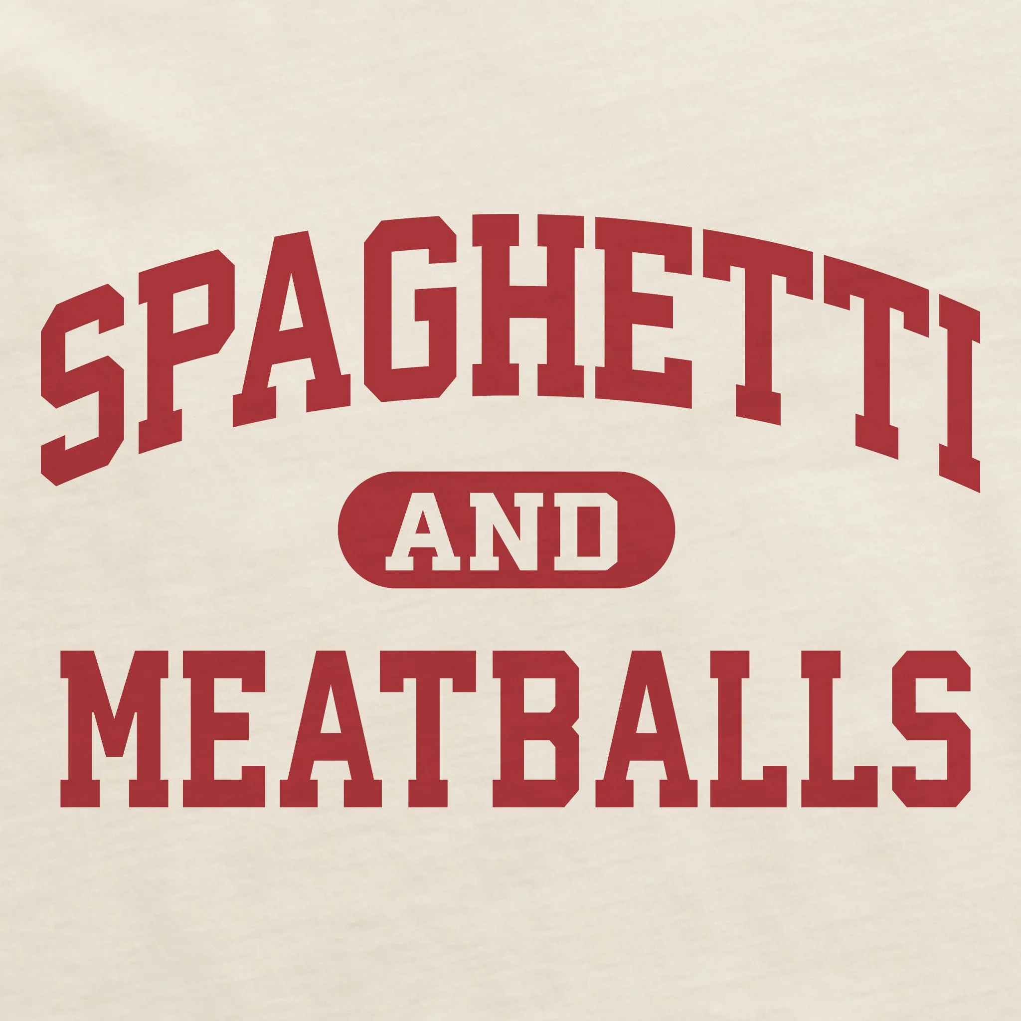 Women's Spaghetti and Meatballs Arch Short Sleeve Crusher Boxy Tee sold by Life is Good product image thumbnail 2