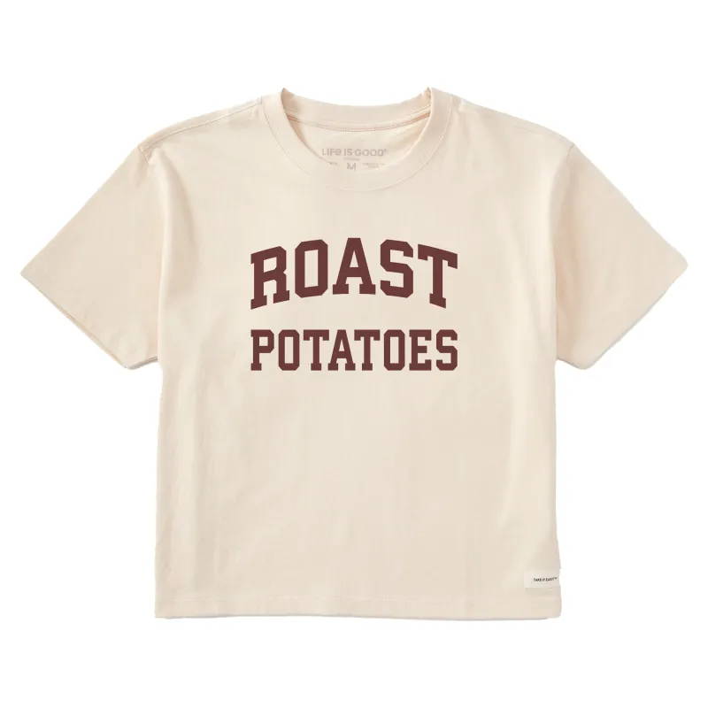 Women's Roast Potatoes Arch Short Sleeve Crusher Boxy Tee sold by Life is Good