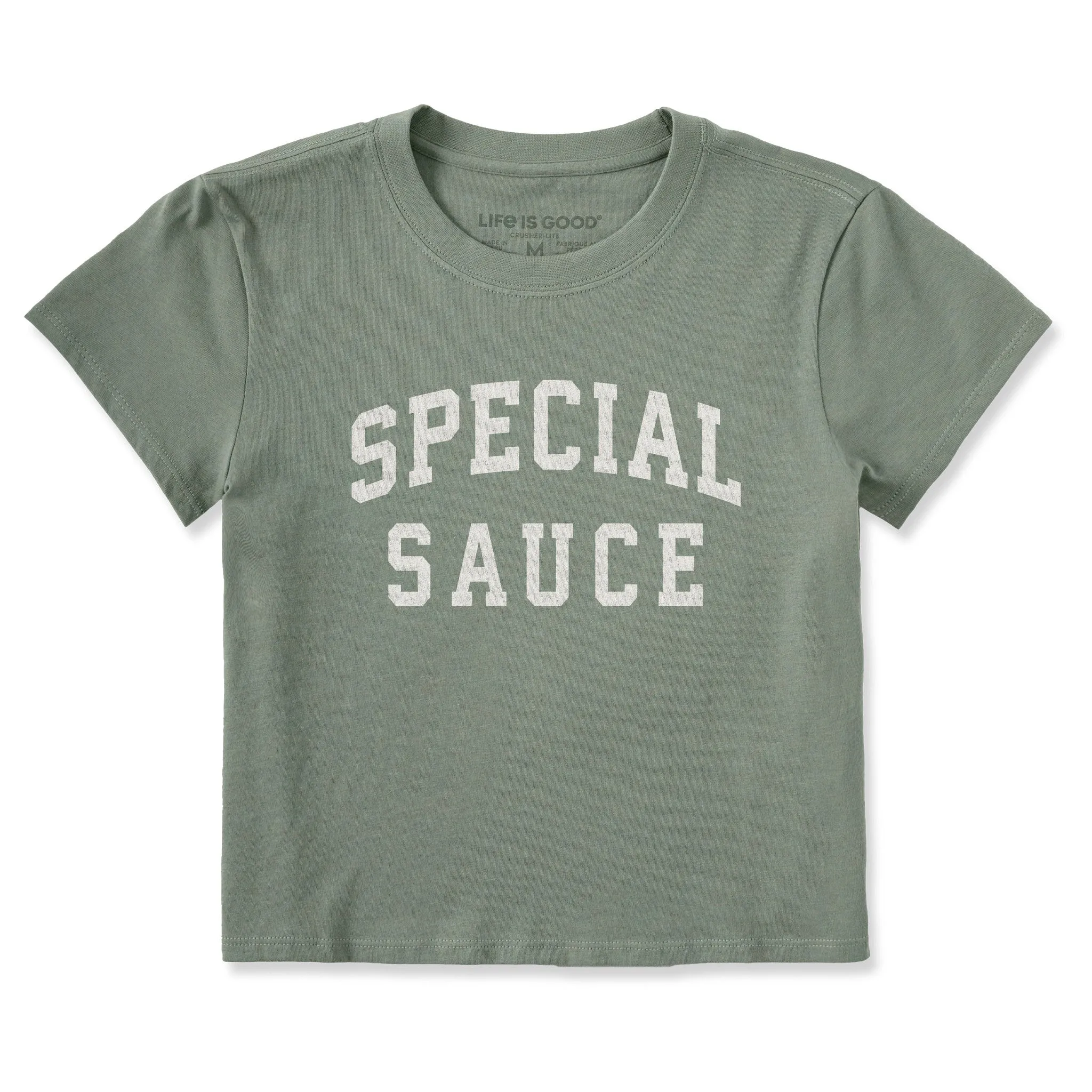 Women's Special Sauce Arch Crusher-LITE Shrunken Tee sold by Life is Good