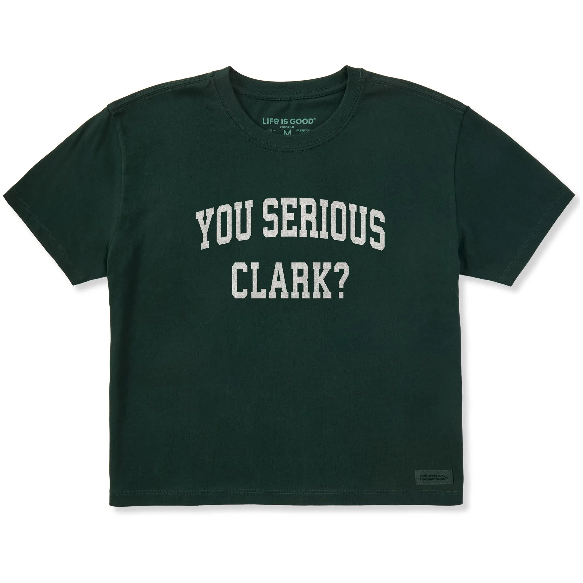 Women's You Serious Clark Arch Short Sleeve Crusher Boxy Tee sold by Life is Good