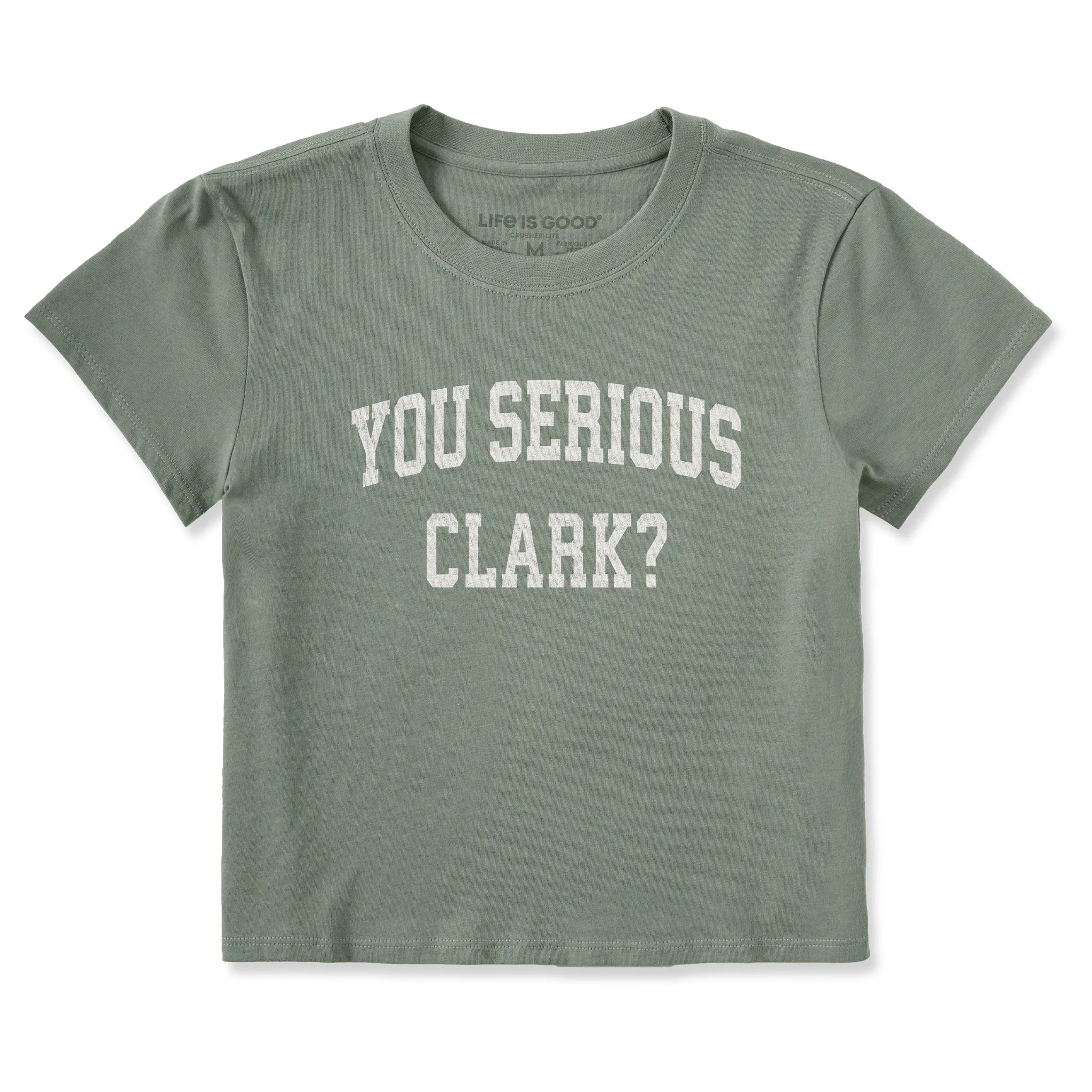 Women's You Serious Clark Arch Crusher-LITE Shrunken Tee sold by Life is Good