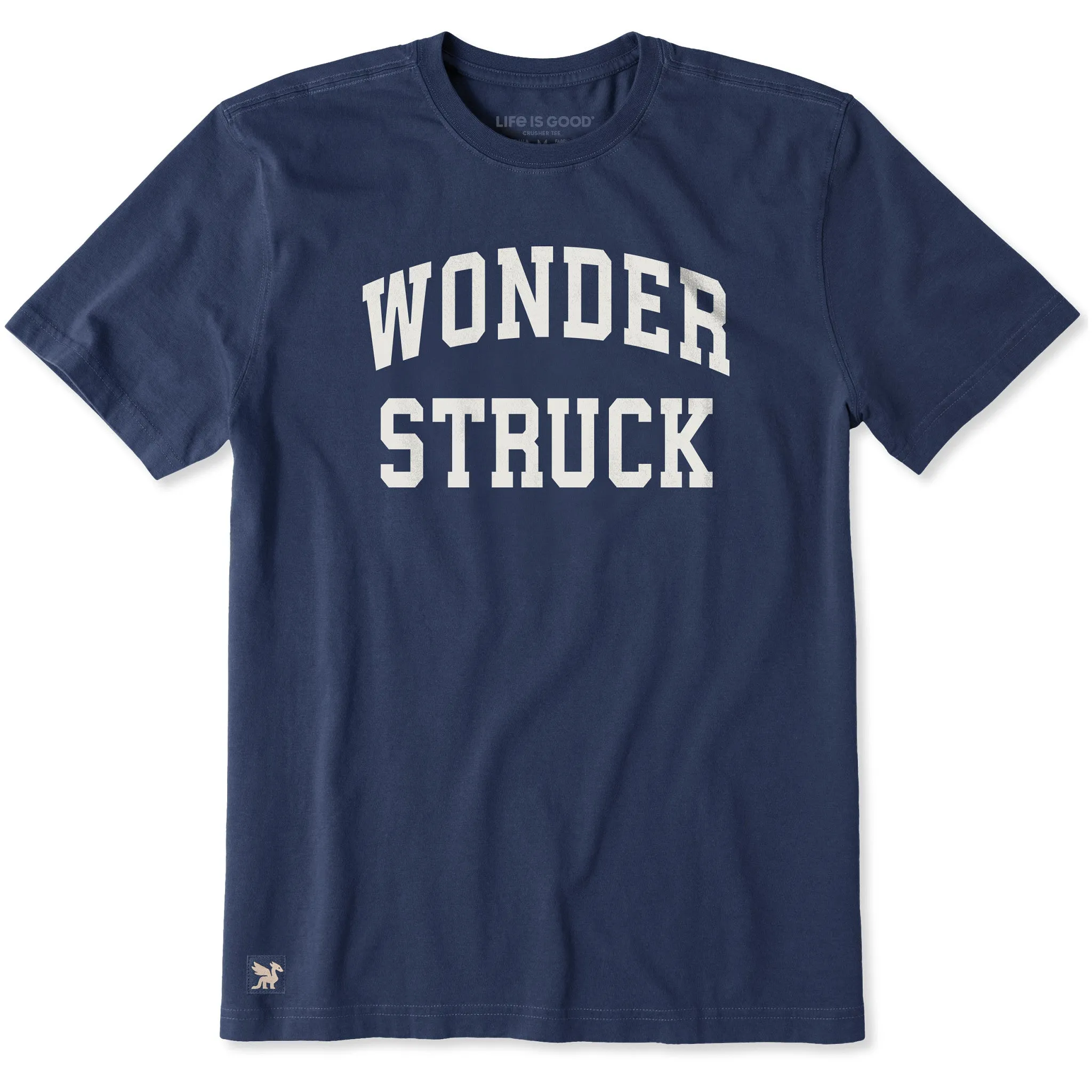 Men's Wonder Struck Arch Short Sleeve Crusher Tee sold by Life is Good