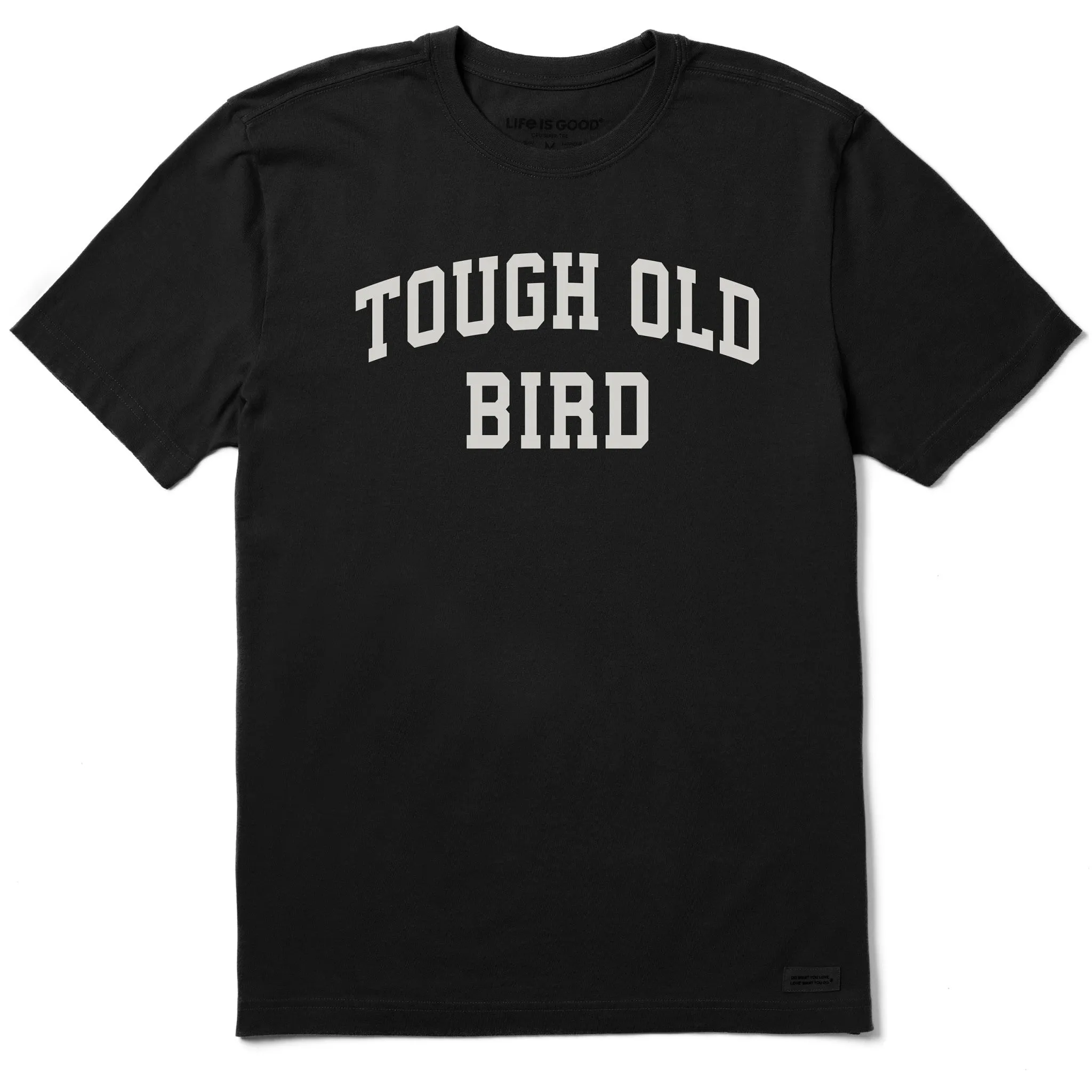 Men's Tough Old Bird Arch Short Sleeve Crusher Tee sold by Life is Good
