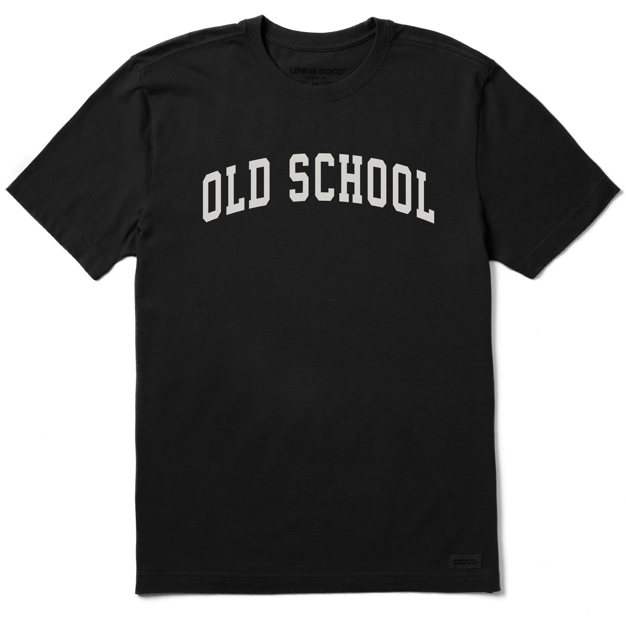 Men's Old School Arch Short Sleeve Crusher Tee sold by Life is Good