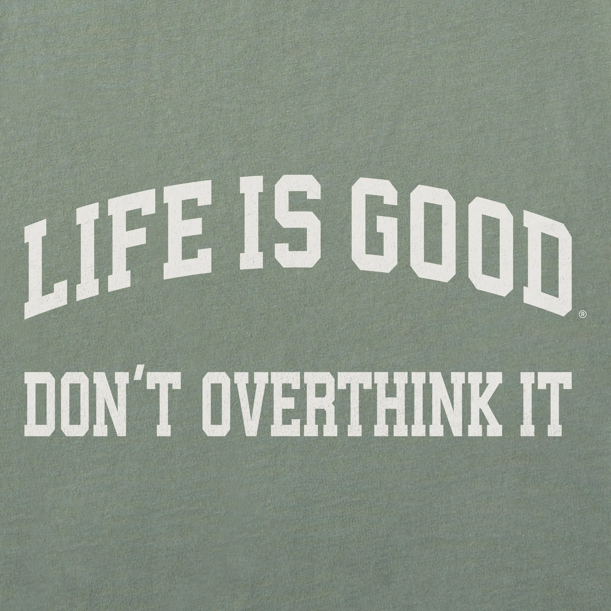 Men's Don't Overthink it Arch Short Sleeve Crusher Tee sold by Life is Good product image thumbnail 2