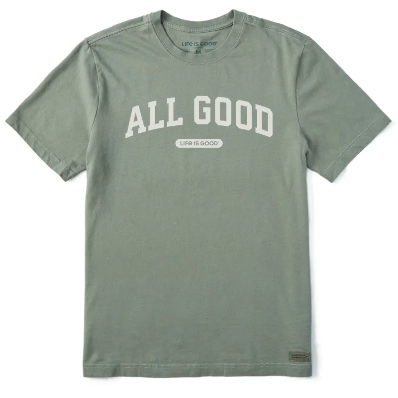 Men's All Good Arch Short Sleeve Crusher Tee sold by Life is Good