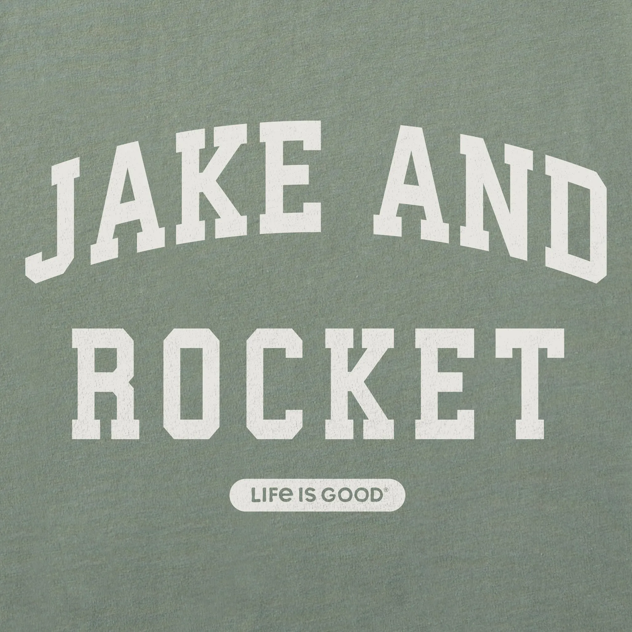 Men's Jake and Rocket Arch Short Sleeve Crusher Tee sold by Life is Good product image thumbnail 2