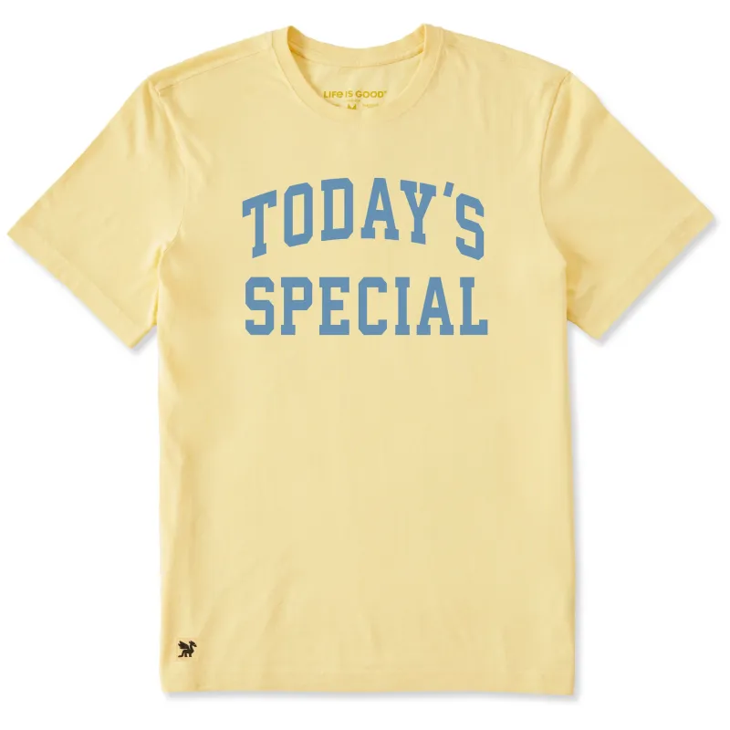 Men's Today's Special Arch Short Sleeve Crusher Tee sold by Life is Good