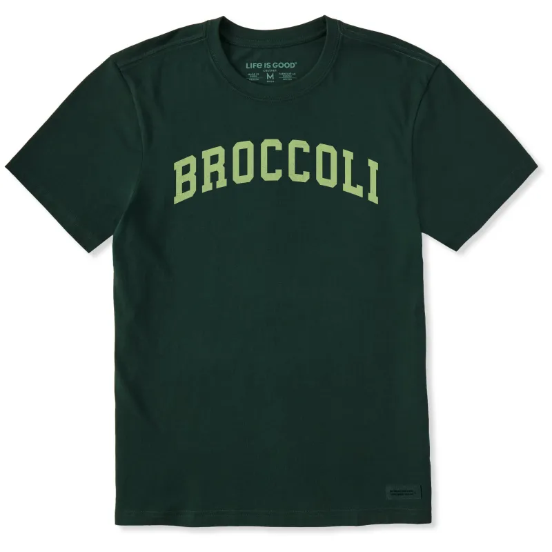 Men's Broccoli Arch Short Sleeve Crusher Tee sold by Life is Good