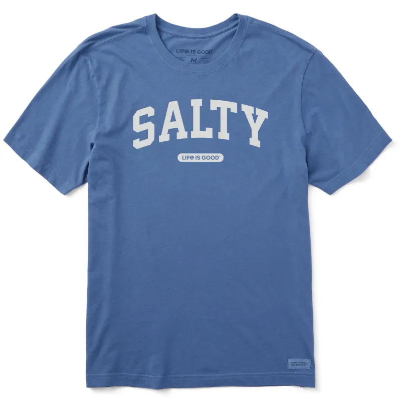 Men's Salty Arch Short Sleeve Crusher Tee sold by Life is Good