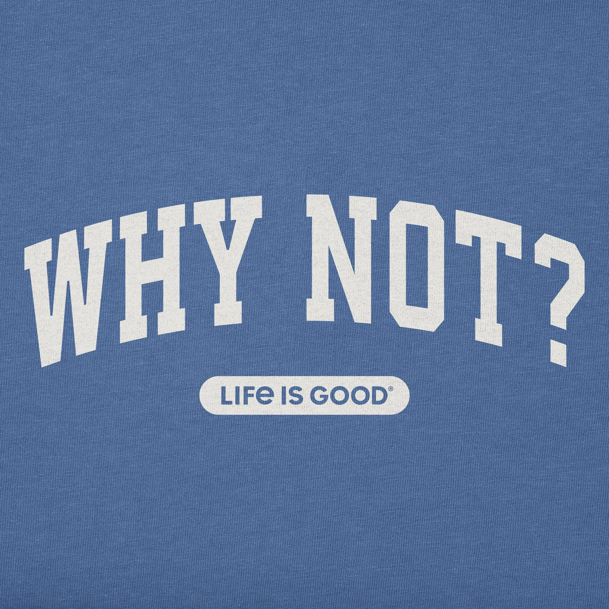 Men's Why Not Arch Short Sleeve Crusher Tee sold by Life is Good product image thumbnail 2