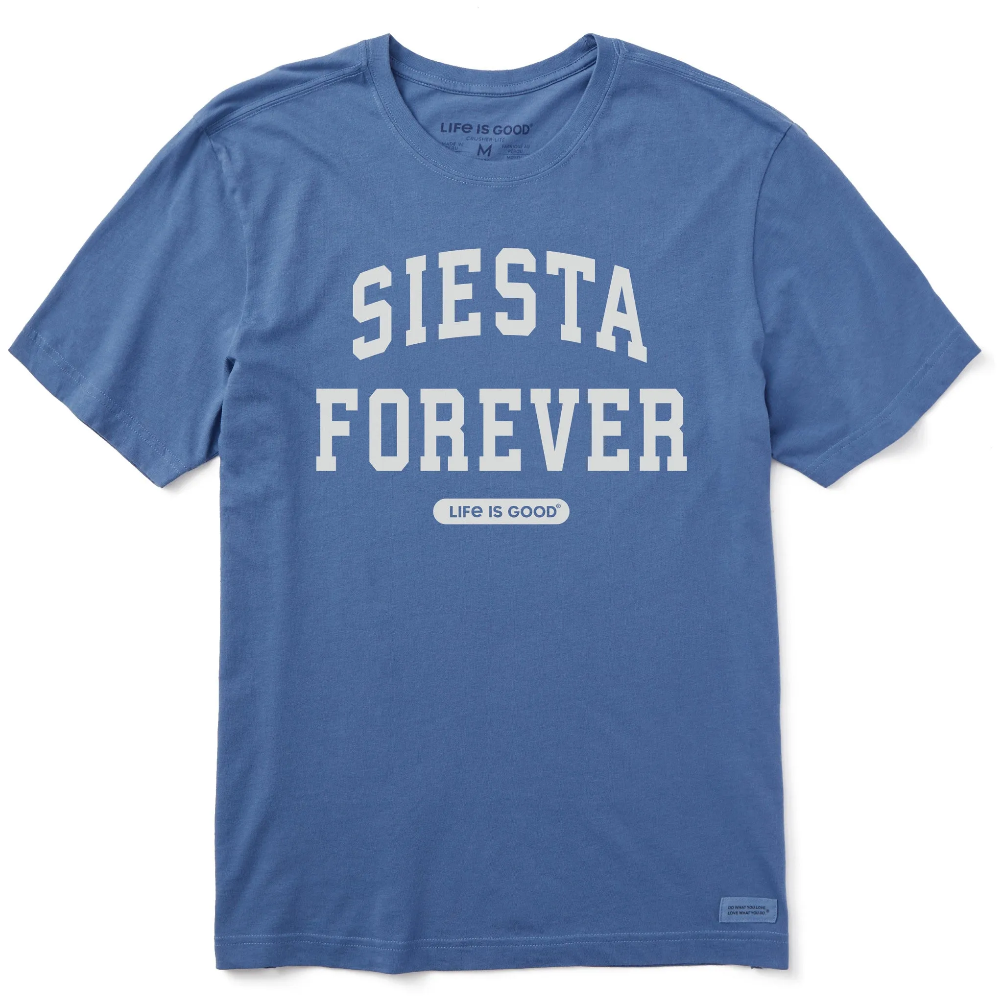 Men's Siesta Forever Arch Short Sleeve Crusher Tee sold by Life is Good