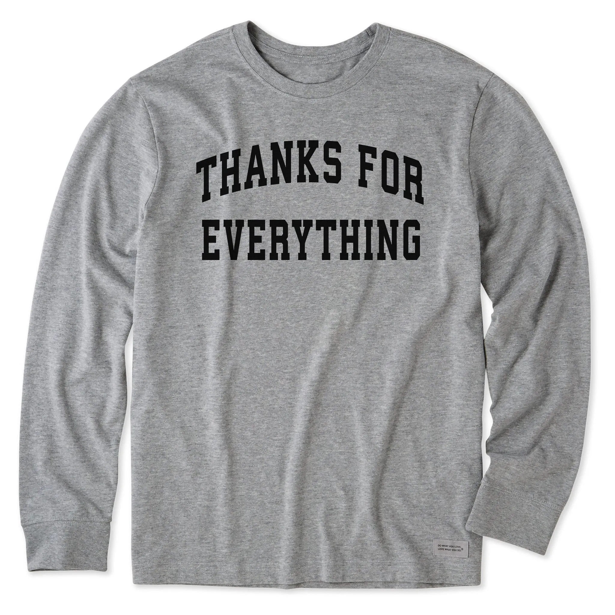 Men's Thanks for Everything Arch Long Sleeve Crusher Tee sold by Life is Good