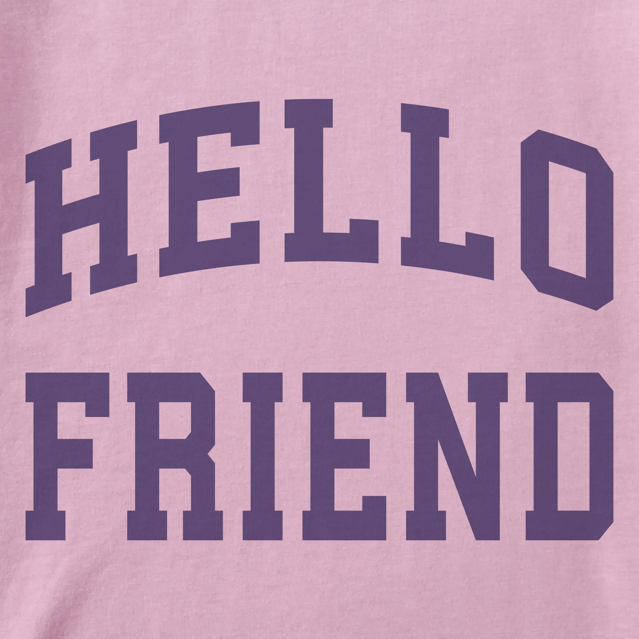 Women's Hello Friend Arch Short Sleeve Crusher Boxy Tee sold by Life is Good product image thumbnail 2