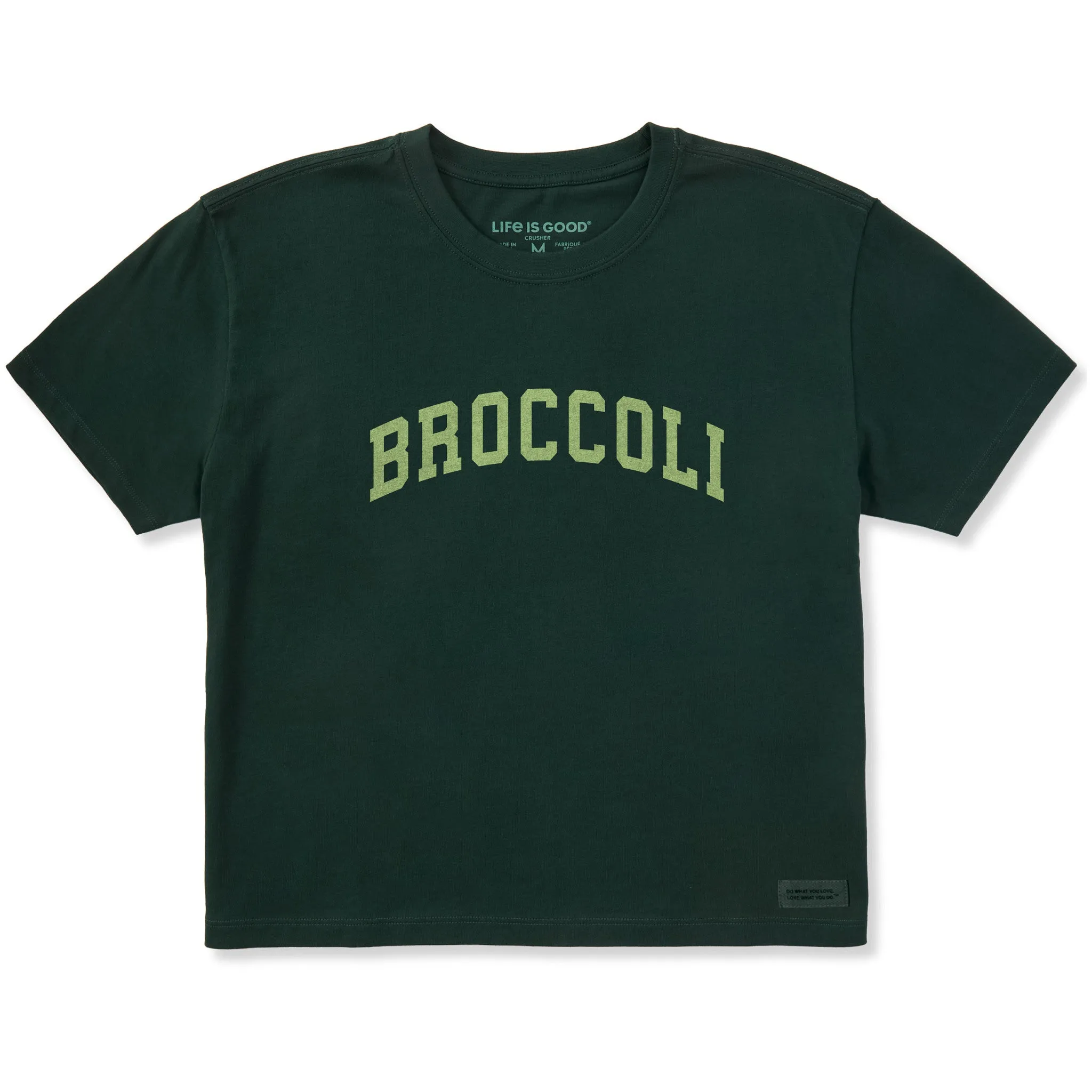 Women's Broccoli Arch Short Sleeve Crusher Boxy Tee sold by Life is Good