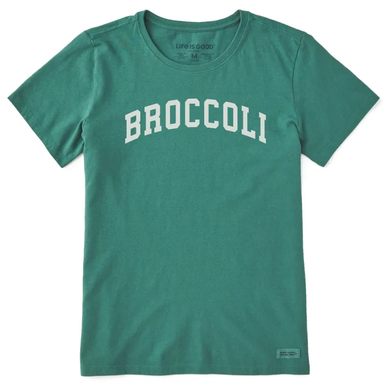 Women's Broccoli Arch Short Sleeve Crusher Tee sold by Life is Good