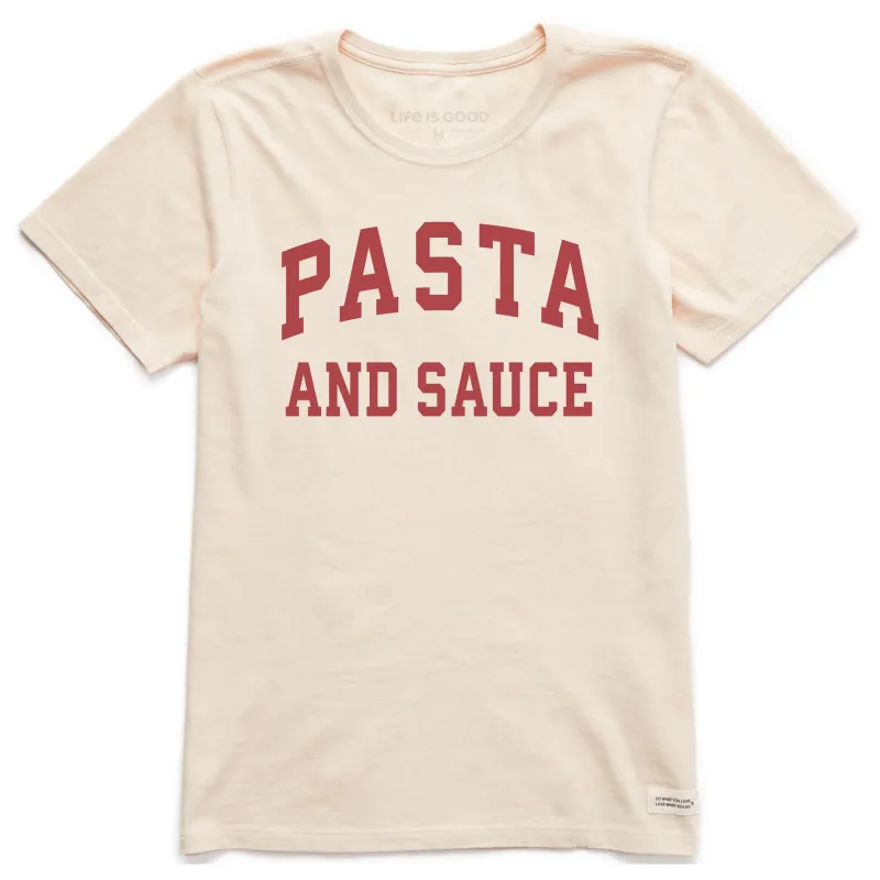 Women's Pasta and Sauce Arch Short Sleeve Crusher Tee made by Life is Good