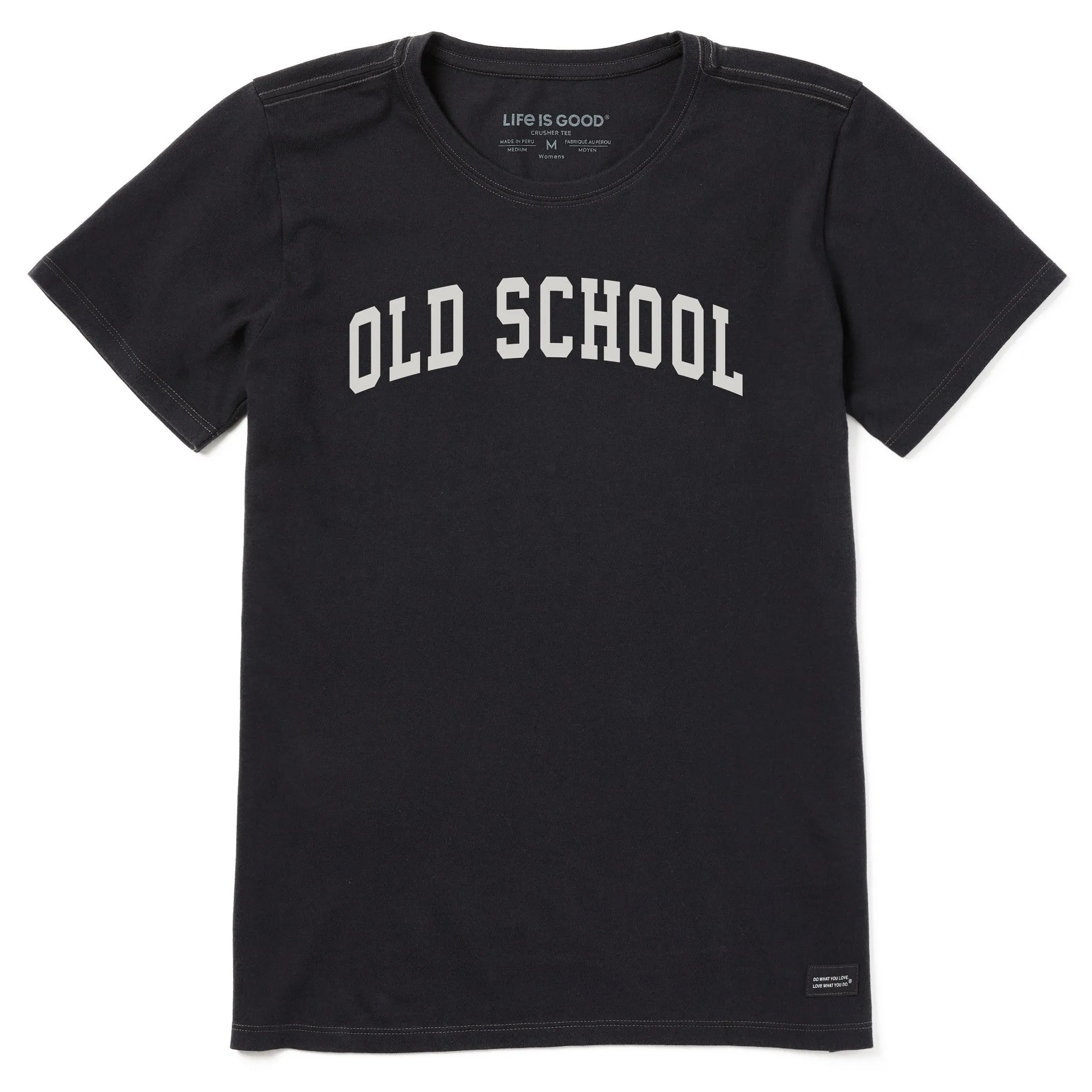 Women's Old School Arch Short Sleeve Crusher Tee sold by Life is Good