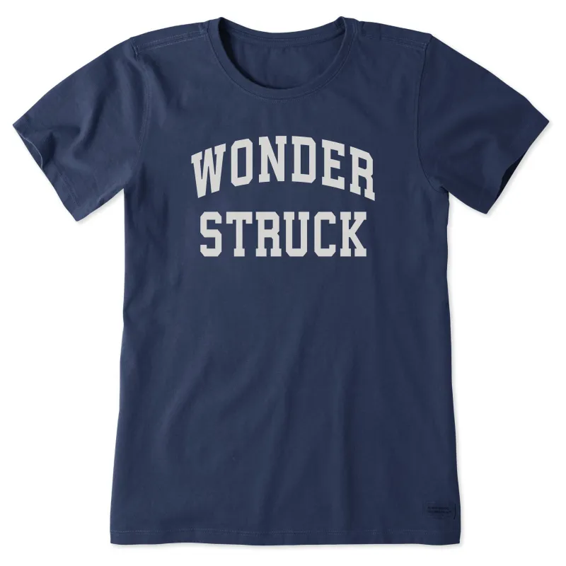 Women's Wonder Struck Arch Short Sleeve Crusher Tee sold by Life is Good