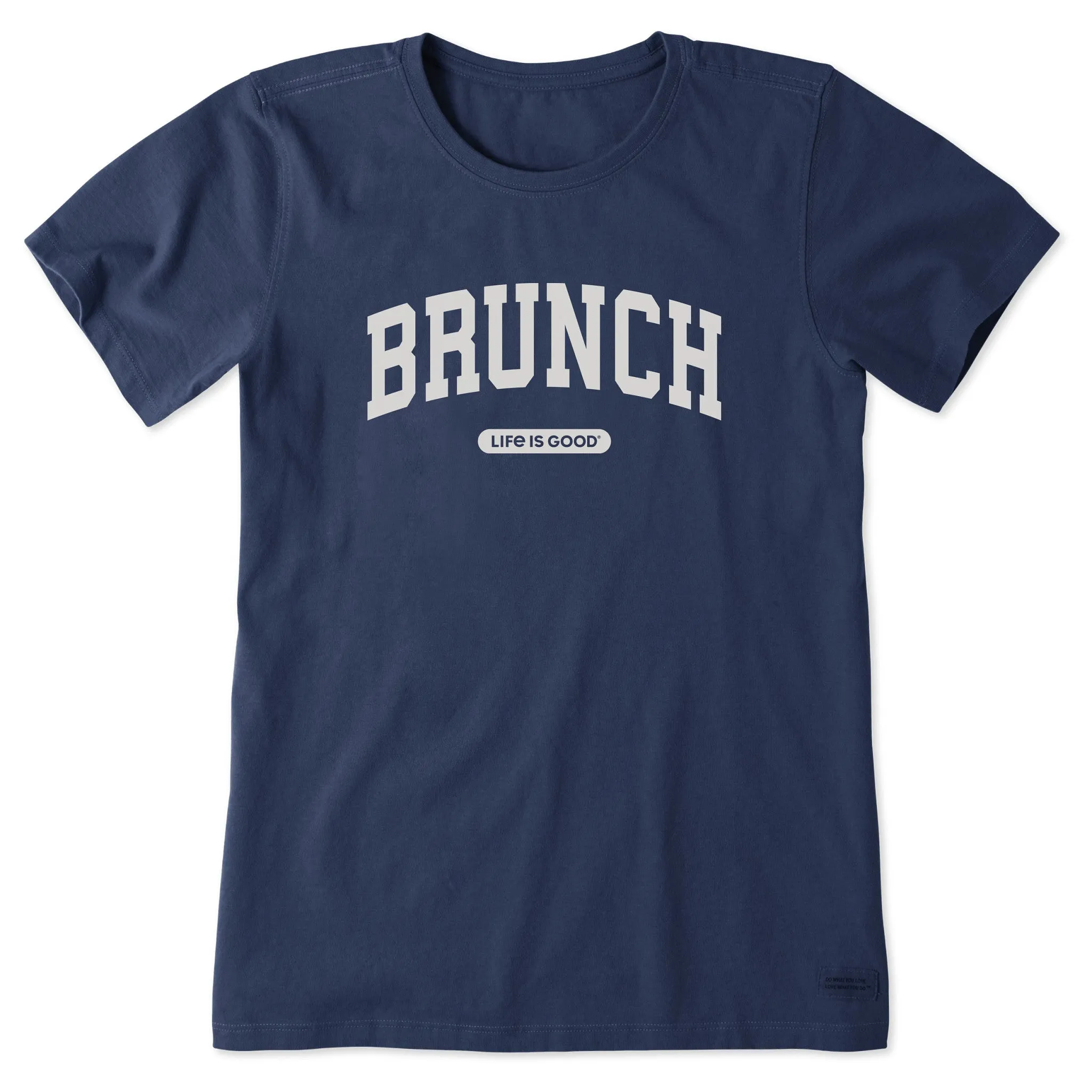 Women's Brunch Arch Short Sleeve Crusher Tee sold by Life is Good