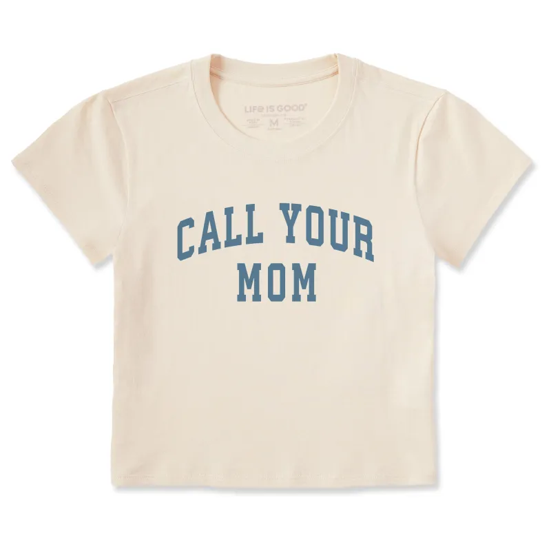 Women's Call Your Mom Arch Crusher-LITE Shrunken Tee sold by Life is Good