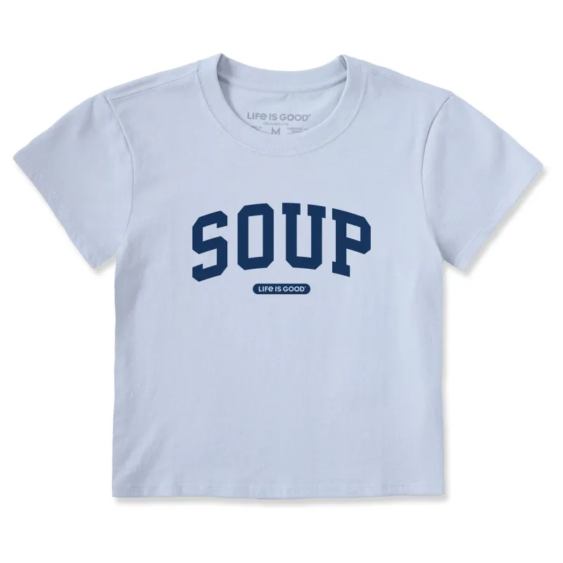 Women's Soup Arch Crusher-LITE Shrunken Tee sold by Life is Good
