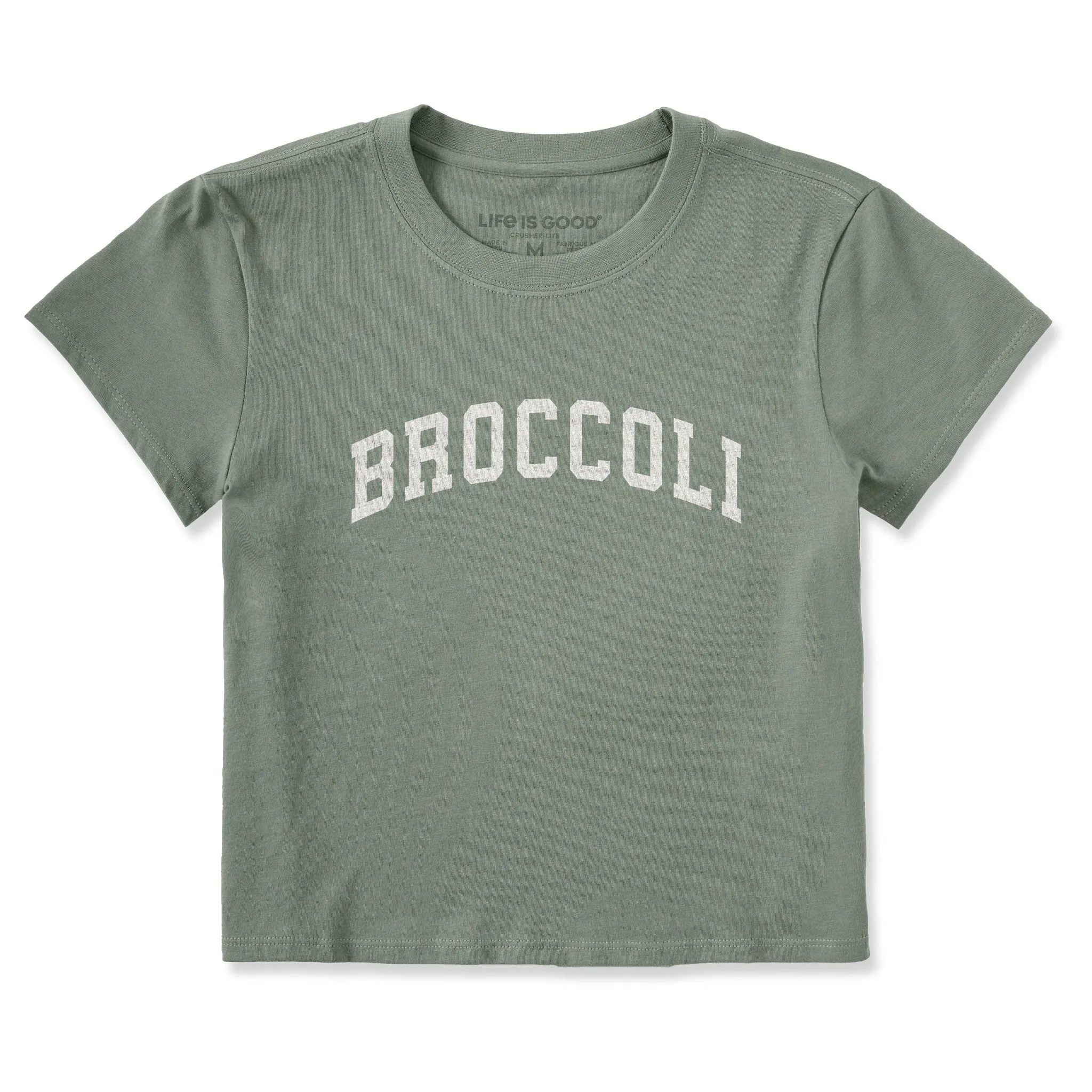 Women's Broccoli Arch Crusher-LITE Shrunken Tee sold by Life is Good