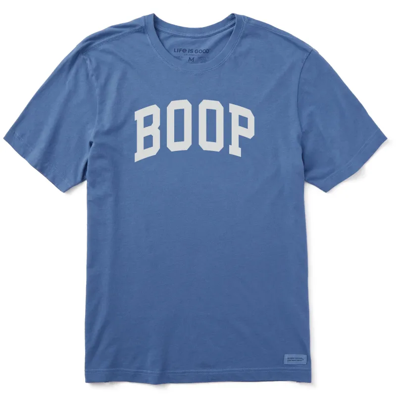 Men's Boop Arch Short Sleeve Crusher Tee sold by Life is Good