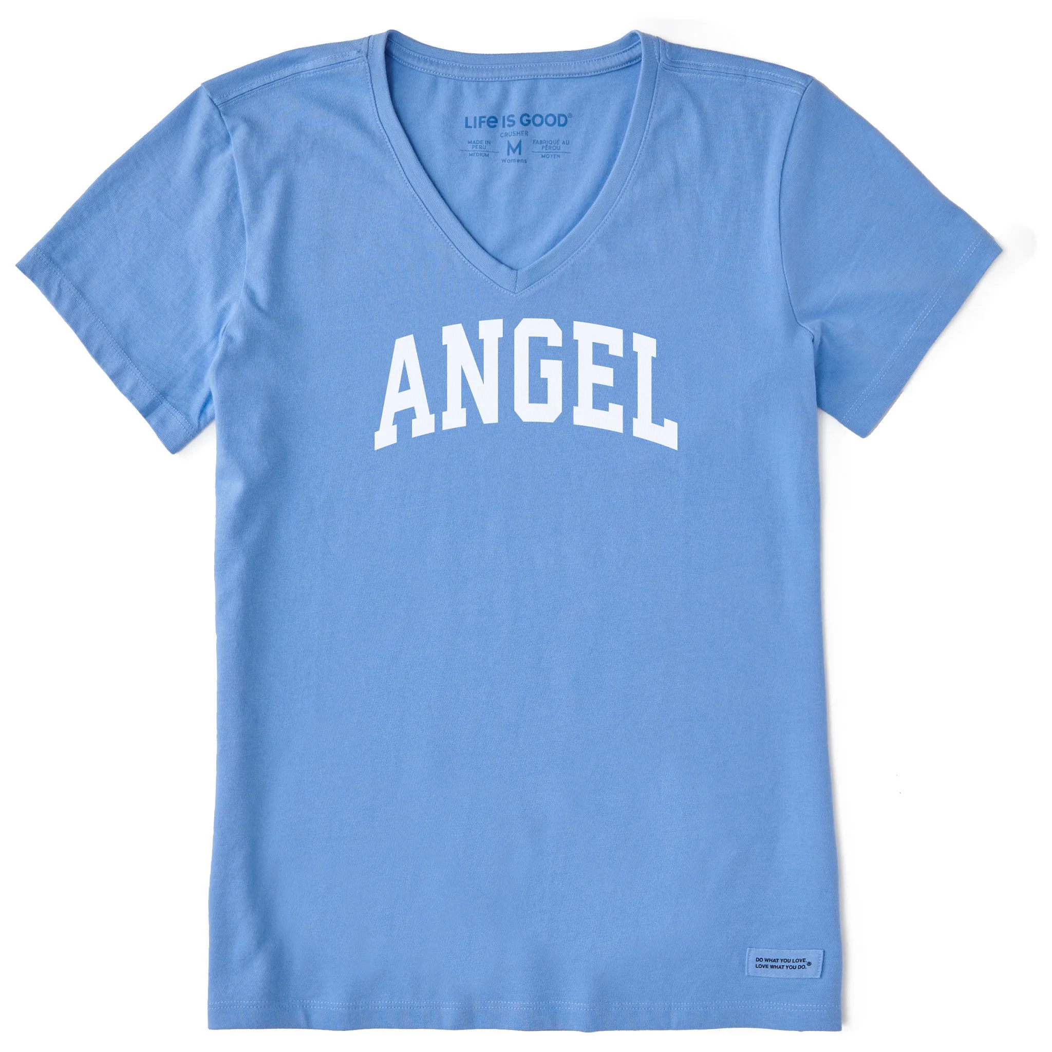 Women's Angel Arch Short Sleeve Crusher Vee sold by Life is Good