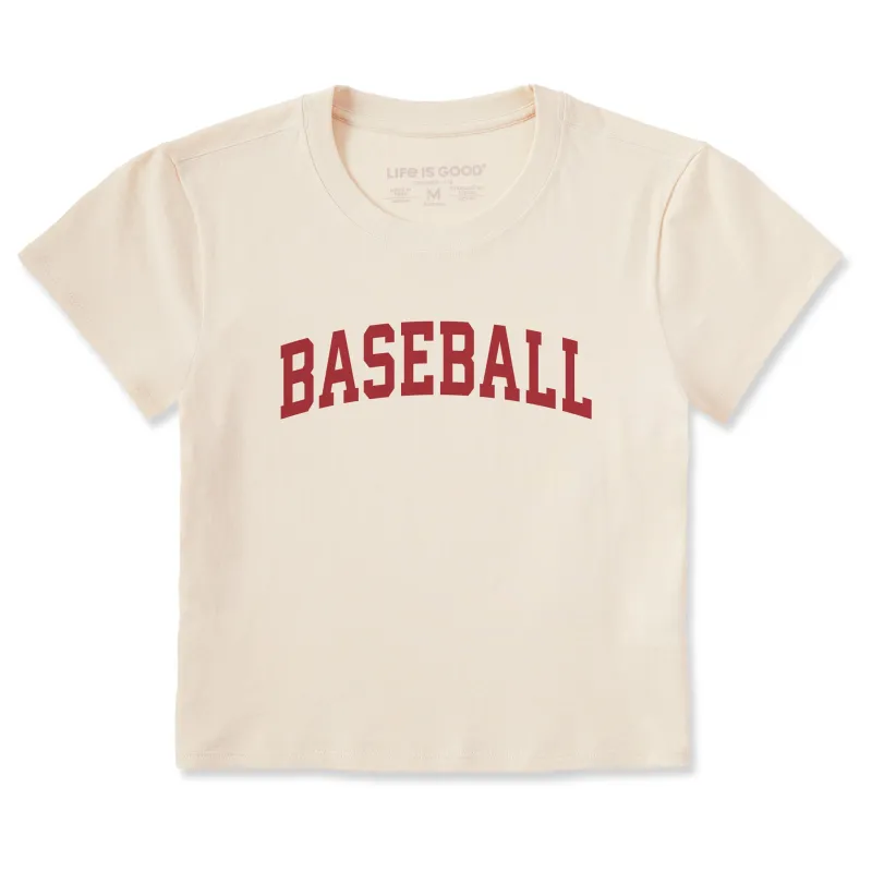 Women's A Baseball Arch Crusher-LITE Shrunken Tee sold by Life is Good