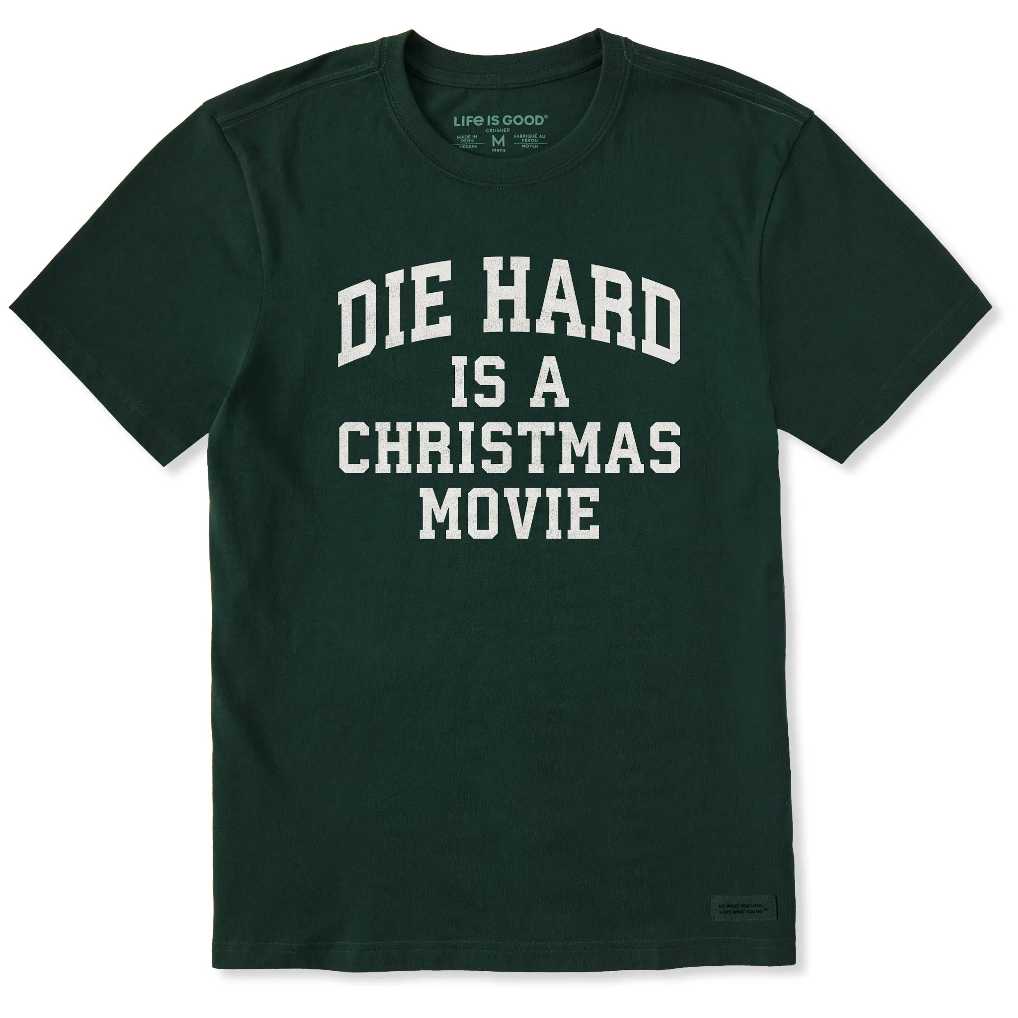 Men's Christmas Movie Arch Short Sleeve Crusher Tee sold by Life is Good