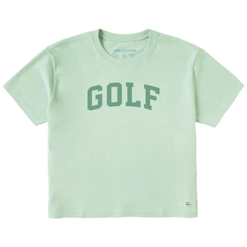 Women's Golf Arch Short Sleeve Crusher Boxy Tee sold by Life is Good