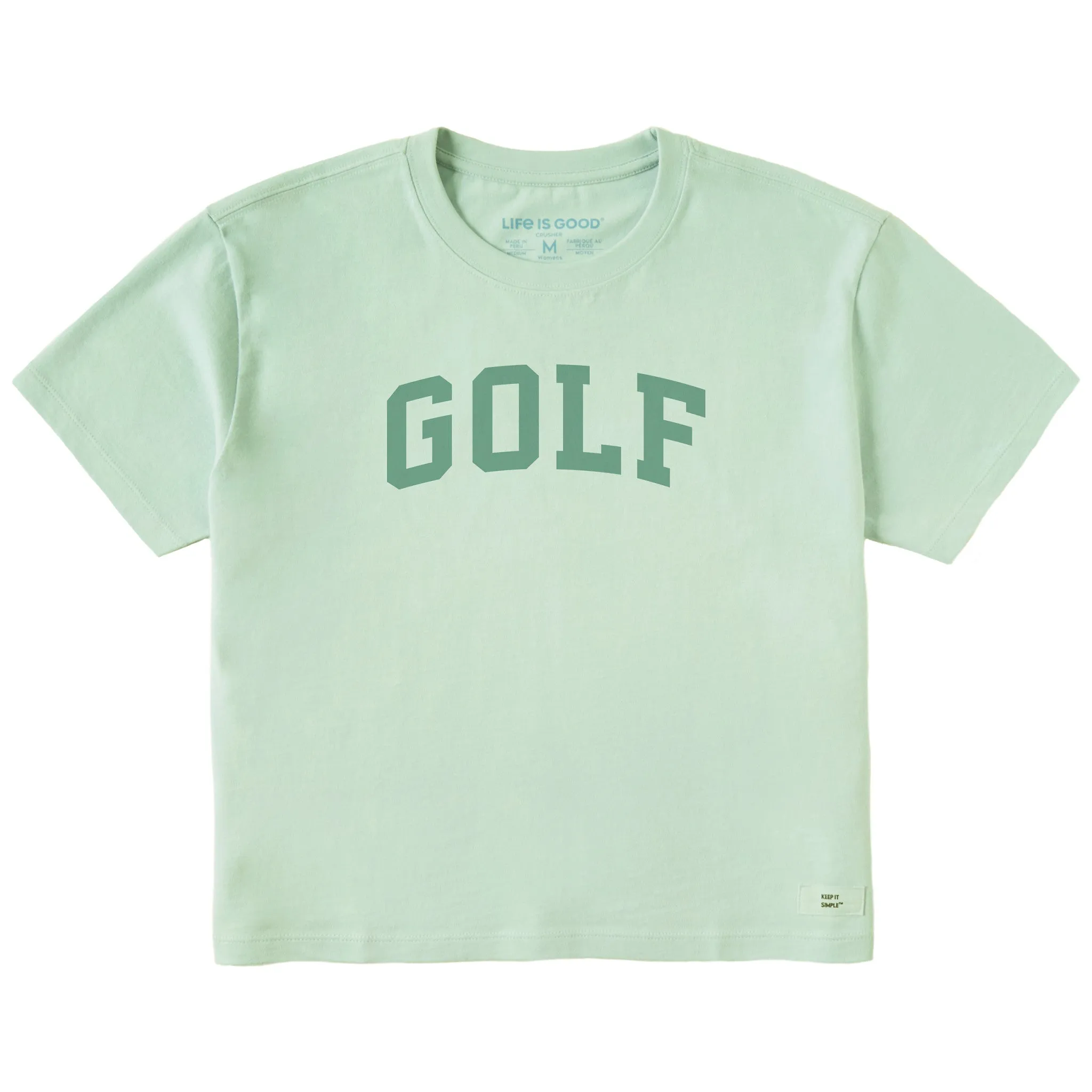 Women's Golf Arch Short Sleeve Crusher Boxy Tee sold by Life is Good