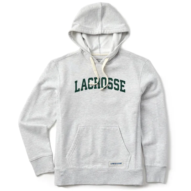 Women's Lacrosse Arch Simply True Fleece Hoodie sold by Life is Good