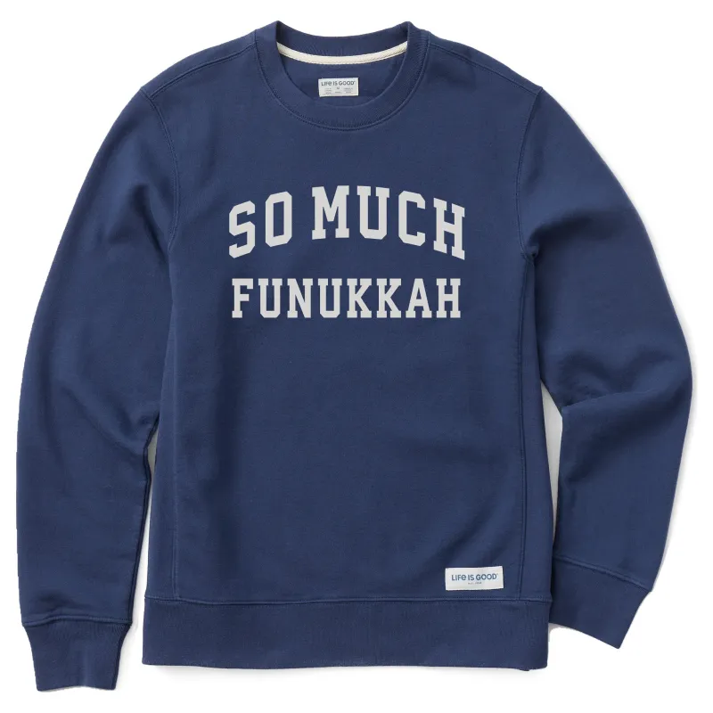 Men's So Much Funukkah Arch Simply True Fleece Crew sold by Life is Good