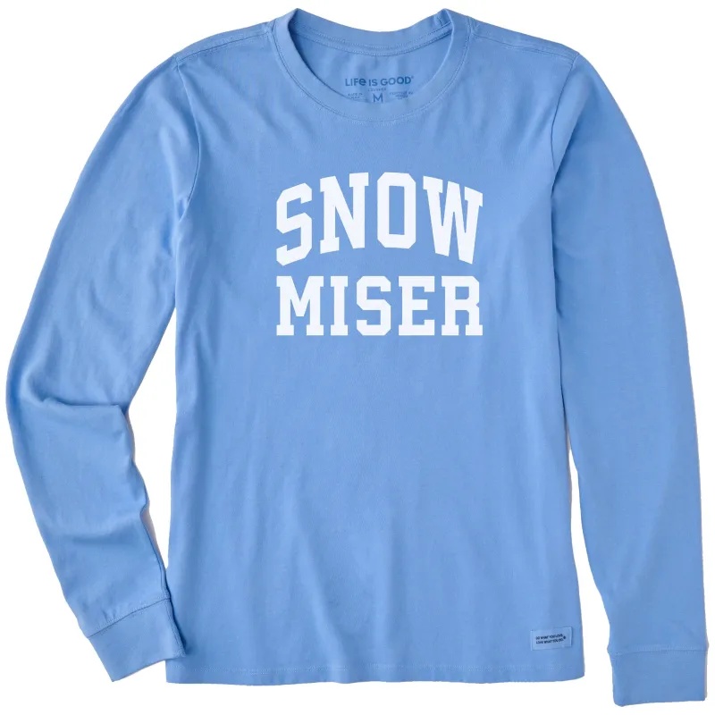 Women's Snow Miser Arch Long Sleeve Crusher Tee sold by Life is Good