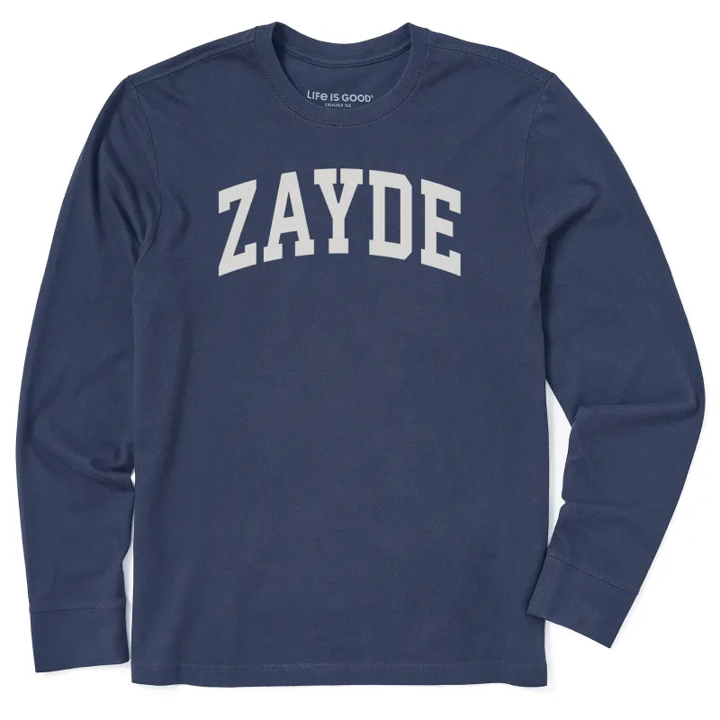 Men's Zayde Arch Long Sleeve Crusher Tee sold by Life is Good